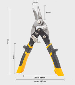 Kéo cắt kim loại YTH Aviation, lưỡi thép Chrome Vanadium, cắt thẳng trái phải, dùng để cắt tấm kim loại - Product Image 4