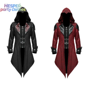 HESPER Halloween – Nouvelle veste médiévale rétro pour homme, motif européen et américain, tête de mort, unisexe, décontractée, design zombie - Product Image 1