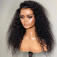 Perruques brésiliennes naturelles brutes de 30 à 40 pouces, ondulées, avec dentelle frontale, cheveux de bébé, sans colle, entièrement en dentelle HD, vente en gros