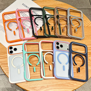 เคสโทรศัพท์กันกระแทกแบบใส รุ่น Magnetic Armor สำหรับ iPhone 17 16 15 14 Pro Max ดีไซน์ไล่เฉดสี แบบ 3 in 1 ฝาหลังใส รุ่นใหม่ - Product Image 1