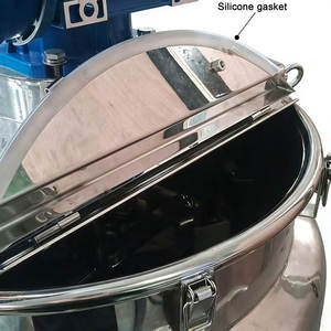 電気304ステンレスダブルジャケット加熱混合タンク機械ホモジナイザーミキサー化粧品 - Product Image 4