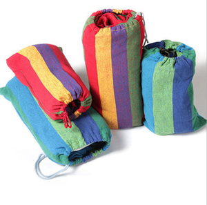 Hamac de <span class=keywords><strong>camping</strong></span> pliable en toile de haute qualité, portable, pour l'extérieur, avec sangles d'arbre - Product Image 6