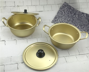 Máquina Coreana de café saludable, juego de Pasta, olla de <span class=keywords><strong>aluminio</strong></span> de calidad completa con mango - Product Image 4