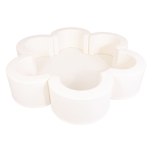 Piscine à balles modulaire en mousse en forme <span class=keywords><strong>de</strong></span> fleur <span class=keywords><strong>de</strong></span> qualité supérieure, aire <span class=keywords><strong>de</strong></span> jeux souple <span class=keywords><strong>pour</strong></span> tout-petits, piscine sensorielle <span class=keywords><strong>pour</strong></span> bébé, décoration <span class=keywords><strong>de</strong></span> chambre <span class=keywords><strong>de</strong></span> bébé, <span class=keywords><strong>cadeau</strong></span> blanc - Product Image 2