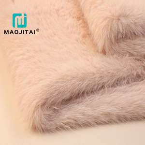 Vàng tokka Faux Fox lông dài đống in sang trọng 100% polyester Acrylic dệt kim cho đồ chơi May Mặc tự động bọc trang trí nội thất - Product Image 2