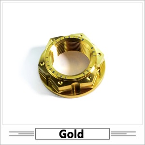 Hợp kim Titan ưa thích <span class=keywords><strong>Nut</strong></span> m22x1.5/1.0mm m24x1.5/<span class=keywords><strong>1.0</strong></span> xe gắn máy phía sau trục buộc kết nối <span class=keywords><strong>NUT</strong></span> - Product Image 5