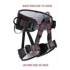 Harnais de sécurité professionnel demi-corps, ceinture épaisse, équipement de sécurité pour l'escalade et la toiture, protection de la taille - Product Image 4