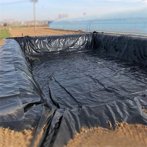 HDPE LDPE LLDPE 1mm 1.5mm 2mm Plastik Pelapis Kolam Bendungan Kolam Ikan Tambak Udang Tempat Pembuangan Sampah Biodigester Geomembran Modern - Product Image 4
