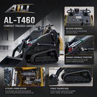 Precio de Fábrica, Minicargadora T460, Cargadora Compacta de Orugas de 300 kg para Construcción Agrícola