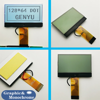 Écrans Lcd graphiques, carrés et ronds programmables Stn Fstn 12864, 128x64, 128X64, affichage Lcd, Oem, écran Lcd personnalisé