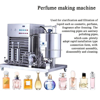 Équipement de production cosmétique, ligne de production de fabrication d'huile avec refroidisseur, machine de mélange et de refroidissement pour parfum