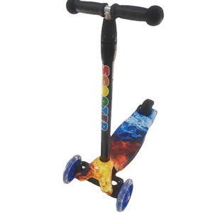 Patinete para niños de 3 años en adelante, altura ajustable, ligero, verde - Product Image 5