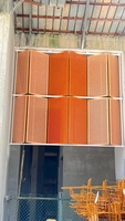 Panneau décoratif extérieur pour bâtiment en aluminium avec revêtement en poudre, découpe laser CNC, maille PVDF, anti-corrosion, ignifuge, Chine