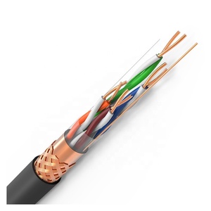 <span class=keywords><strong>สาย</strong></span>แลน SFTP <span class=keywords><strong>Cat5e</strong></span> ขนาด 24awg ยาว 305 ม./กล่อง พร้อมฉนวนป้องกันแบบถักด้วยอลูมิเนียมฟอยล์และปลอกหุ้ม PVC/LSZH <span class=keywords><strong>ราคา</strong></span>โรงงาน - Product Image 1