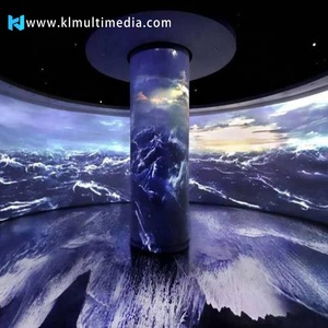 Proyeksi mendalam ruang meditasi <span class=keywords><strong>Virtual</strong></span> 360 derajat proyeksi menenangkan kotak 3D pantai alam yang mendalam layar proyektor dinding - Product Image 4
