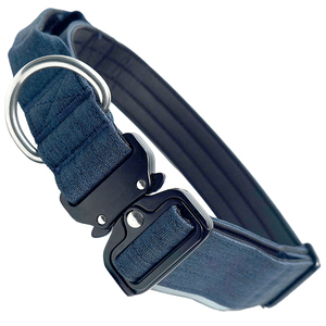 Collier tactique pour chien, robuste, réglable, en nylon, avec boucle à dégagement rapide, rembourrage doux, pour chien de travail K9 de taille moyenne à grande - Product Image 4