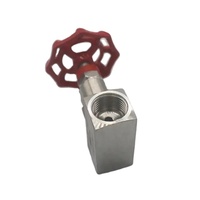 Válvula de Aguja de Acero Inoxidable 316 J13W 1/4 3/8 1/2 1 Pulgada Roscada NPT BSP Hembra 6000psi de Alta Presión para Cierre de Agua, Gas y Aceite