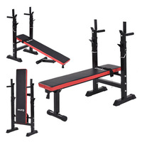 Équipement de musculation professionnel, banc de musculation réglable et pliable, poids de musculation commerciaux, ensemble de banc de musculation