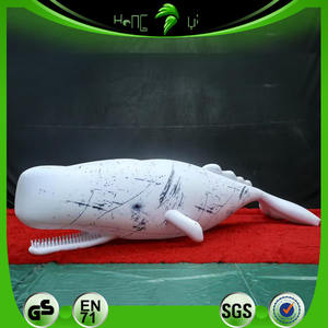 Baleia Inflável Personalizada para Desfile, Baleia Spermática Inflável com Suporte - Product Image 2