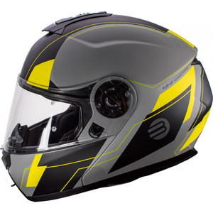 Casco modular Befast Tank III con doble HOMOLOGACIÓN DE LA gris amarillo M - Product Image 3
