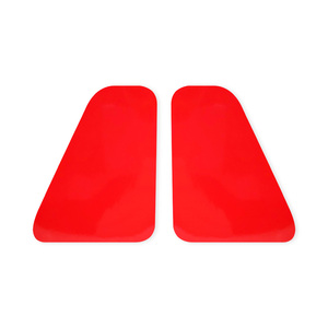 Abarth et Fiat 500 Racing Autocollants de phare rouge Design de luxe Type de lettre - Product Image 1