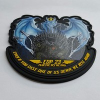 Écussons personnalisés 3D en PVC avec fixation auto-agrippante, patchs tactiques, badges de moral pour casquettes, sacs, gilets