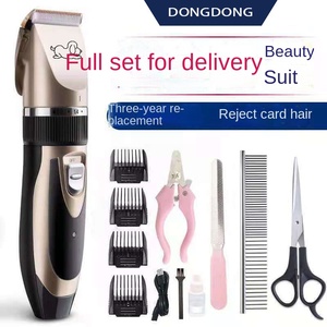 <span class=keywords><strong>Tondeuse</strong></span> professionnelle ultra-silencieuse pour animaux de compagnie - Kit de toilettage pour <span class=keywords><strong>chien</strong></span> sans fil rechargeable - <span class=keywords><strong>Tondeuse</strong></span> électrique étanche pour poils épais - Product Image 2