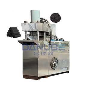 Hexagonal Charcoal Briquette Machine <b>Square</b> Cylinder Carbon Powder Forming Briquette Making Machine - Product Image 1