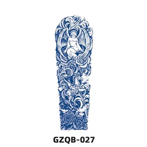 ลายสักชั่วคราวสำหรับผู้ชาย แบบแขนและปลอกแขน สั่งทำได้ตามต้องการ ลายสักติดผิวบนกระดาษ ปลอดสารพิษ มีสีขาวให้เลือก - Product Image 5