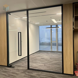 Mur de séparation <span class=keywords><strong>en</strong></span> <span class=keywords><strong>verre</strong></span> transparent à double vitrage à bas <span class=keywords><strong>prix</strong></span> fabricant de mur de séparation de bureau insonorisé - Product Image 4