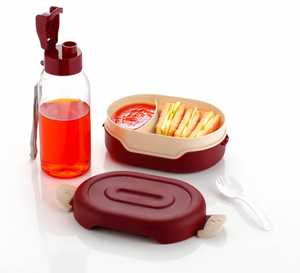 Boîte à lunch isotherme en plastique de qualité supérieure, hermétique, durable, multi-compartiments, anti-fuite, empilable, matériau de qualité alimentaire, facile à transporter - Product Image 2