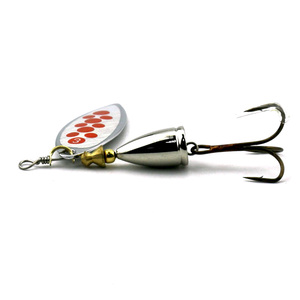 Leurre métallique de type cuillère, appât artificiel Spinner idéal pour la pêche au brochet, spinnerbait, produit en ligne, 50 cm/8.2cm, 14.3g - Product Image 3