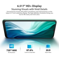 NOUVEAUTÉ Blackview A70 Pro 4 Go + 32 Go Téléphones mobiles 6,52 pouces 4G Android 11 Smartphone