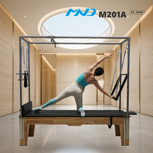 Eleganter Pilates Cadillac aus Kautschukholz – MND Fitness Studio-Qualität Design-Fitnessgerät für Kettenglieder von Fitnessbetrieben in <span class=keywords><strong>Goiania</strong></span> - Product Image 1