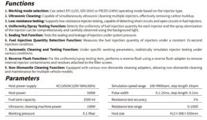 <span class=keywords><strong>Nettoyeur</strong></span> et testeur d'injecteurs de carburant GDI PIEZO à ultrasons SmartSafe CNC605+, équipement automobile en alliage d'aluminium pour rail commun <span class=keywords><strong>diesel</strong></span> - Product Image 4