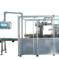 Machine d'emballage automatique 3D transparente Pinfu PF-660 pour crème BB, cosmétiques, boîtes de parfum, emballage en cellophane, contrôle PLC