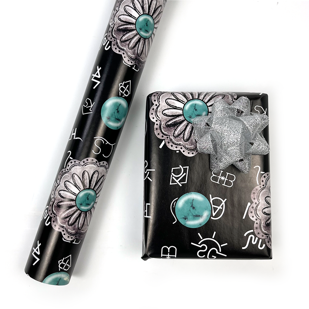 #6-Turquoise & Black Brand