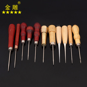 เครื่องมือเจาะหนัง Golden Eagle ขนาด 8 ซม. ด้ามจับสีแดง สำหรับซ่อมรองเท้าและเย็บผ้า - Product Image 2