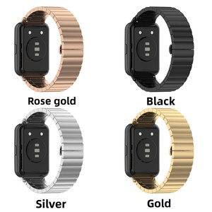 Bracelet de remplacement élégant et réglable en métal Trendybay Precision Connector pour Huawei Watch Fit 2, idéal pour un usage quotidien et décontracté - Product Image 4
