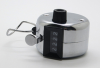 Compteurs mécaniques à 4 chiffres Compteur à clics à main avec bouton en métal