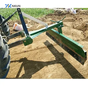Trator agrícola laser terra nivelamento raspador terra nivelamento puxar raspador