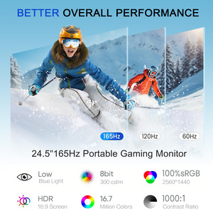 Màn hình di động SSA 24.5inch 2K có chân đế <span class=keywords><strong>2560</strong></span> * Độ phân giải 1440 165Hz Màn hình IPS Tốc độ làm mới cao không chạm - Product Image 6