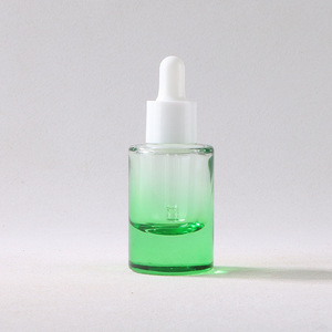 Flacon compte-gouttes en verre transparent dégradé 20 ml pour sérum de soin et huile capillaire, emballage en gros pour marque privée OEM MLM - Product Image 3