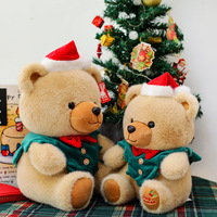 Boneka Beruang Dengan Dasi Kupu-kupu Natal Berbagai Ukuran, Hiasan Liburan Boneka Beruang Untuk Hadiah Natal, Pernikahan, Valentine, Suvenir