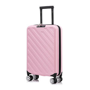 Valise cabine légère 20 pouces à roulettes silencieuses, pliable et extensible, GZ RTS, commande mixte en gros - Product Image 2