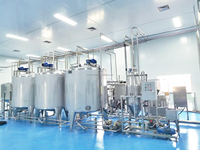 Ligne de transformation du lait pasteurisé professionnelle 500-20000L/H