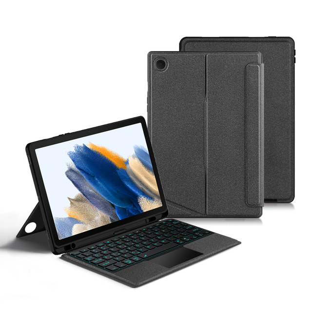 Case for Samsung Galaxy Tab A8 10.5 A7 10.4 Keyboard Case Tab a 10.1 2019 Cover Russian Spanish English Arabic Keyboard Funda
