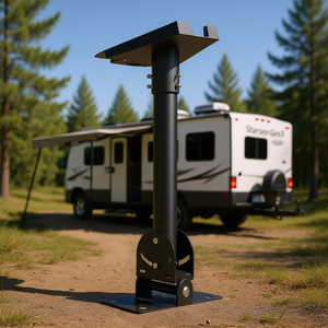 Support de toit Starlink réglable 30-150 degrés pour camping-car, accessoire extérieur en métal, installation manuelle - Product Image 2