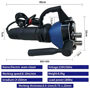 Machine à plier les conduits électriques portative, machine à fabriquer des conduits HVAC, multi-tension 110V/220V/<span class=keywords><strong>380V</strong></span>, 1800W, garantie <span class=keywords><strong>de</strong></span> 2 ans - Product Image 1