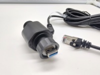 Connecteur combiné USB mâle à femelle avec câble RJ45 pour la collecte de données de l'onduleur solaire Goodwe Ginlong Aiswei